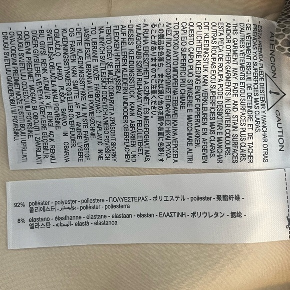 Zara Snakeskin Printed Faux Wrap Skort Size Small - Picture 9 of 10